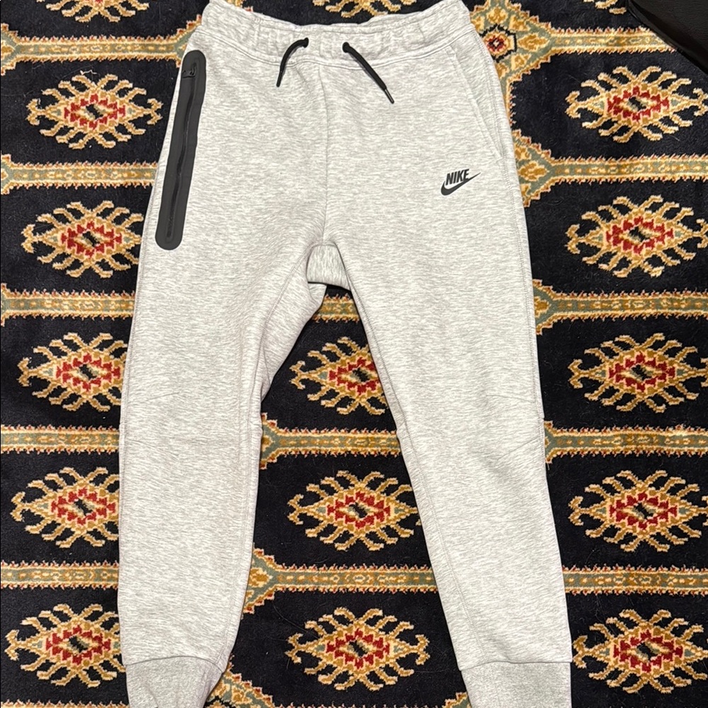 Kids Grey Nike Tech Sweatpants